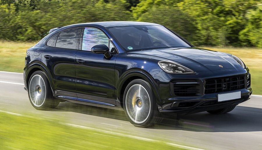 Black Porsche Cayenne Coupé